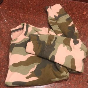 Miles by madewell camo sweatshirt